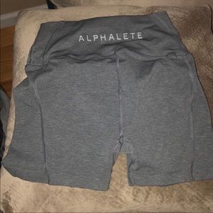 Dark grey alphalete revival shorts 🖤